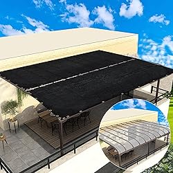 Black 4FT X 50FT Outdoor Privacy Screen Fence