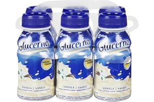 Glucerna Nutritional Drink, Meal Replacement Shakes, Complete, Balanced Nutrition For People With Diabetes, Vanilla, 6 x 237-