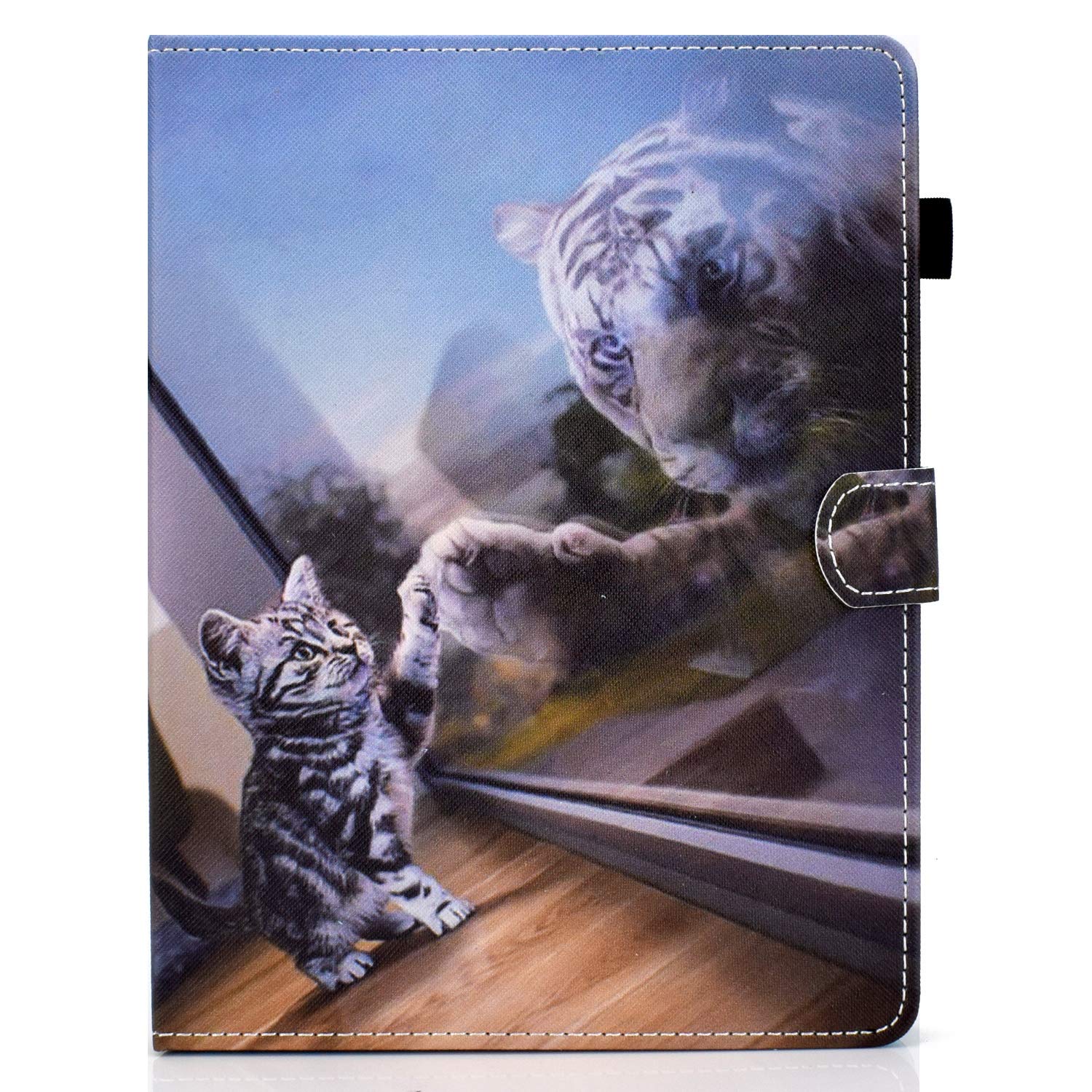 SiriPinfan 10 inch Tablet Case Cover - Universal Leather Stand Case Folio Cover Case Compatible with Fire HD 10,Google Nexus 9/10,Galaxy Tab E 9.6/Tab A 10.1, Sony Xperia Z/Z2/Z3