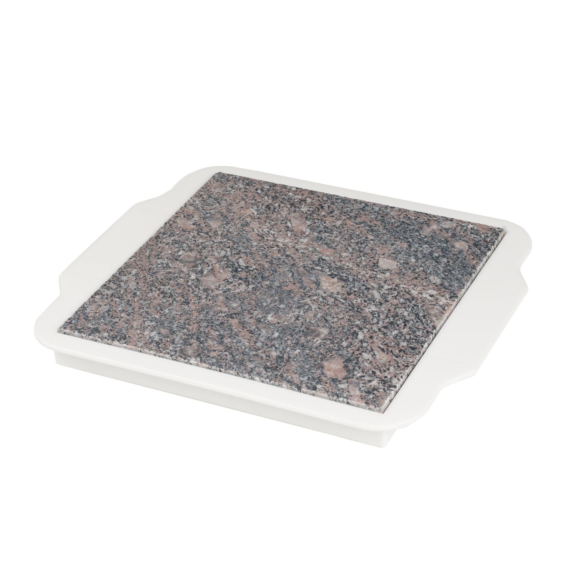 Photo 1 of Food Warmer Plate - Microwavable 9-Inch Marble Hot Plate Keeps Food Warm Longer - Great for Parties, Family Gatherings, and Holidays by Chef Buddy