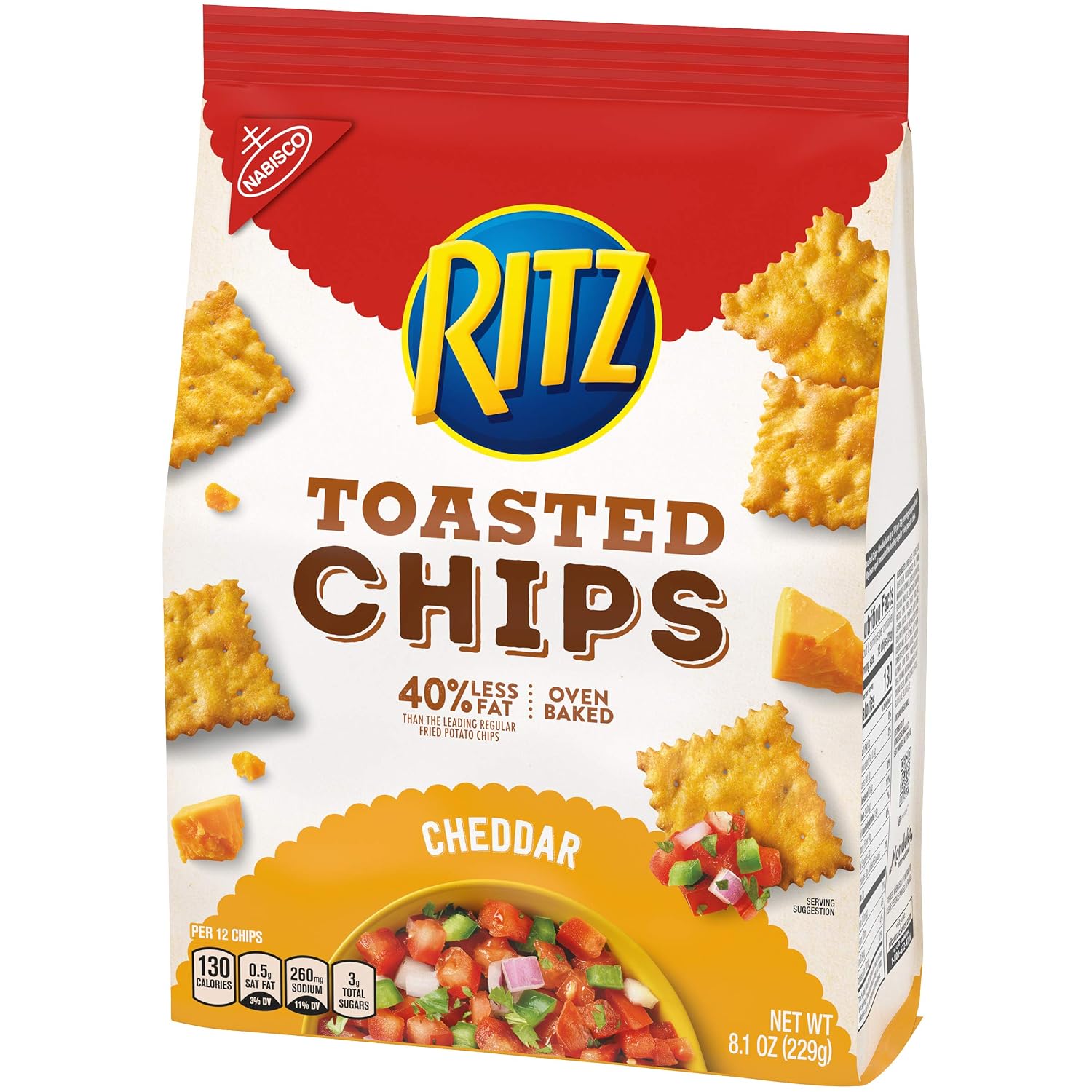 Ritz toasted chips cheddar 1x8.1oz (044000051068)