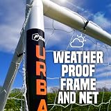 Football Flick 6x4ft Garden Goal 70mm PVC Posts 2 Year Warranty White view 9