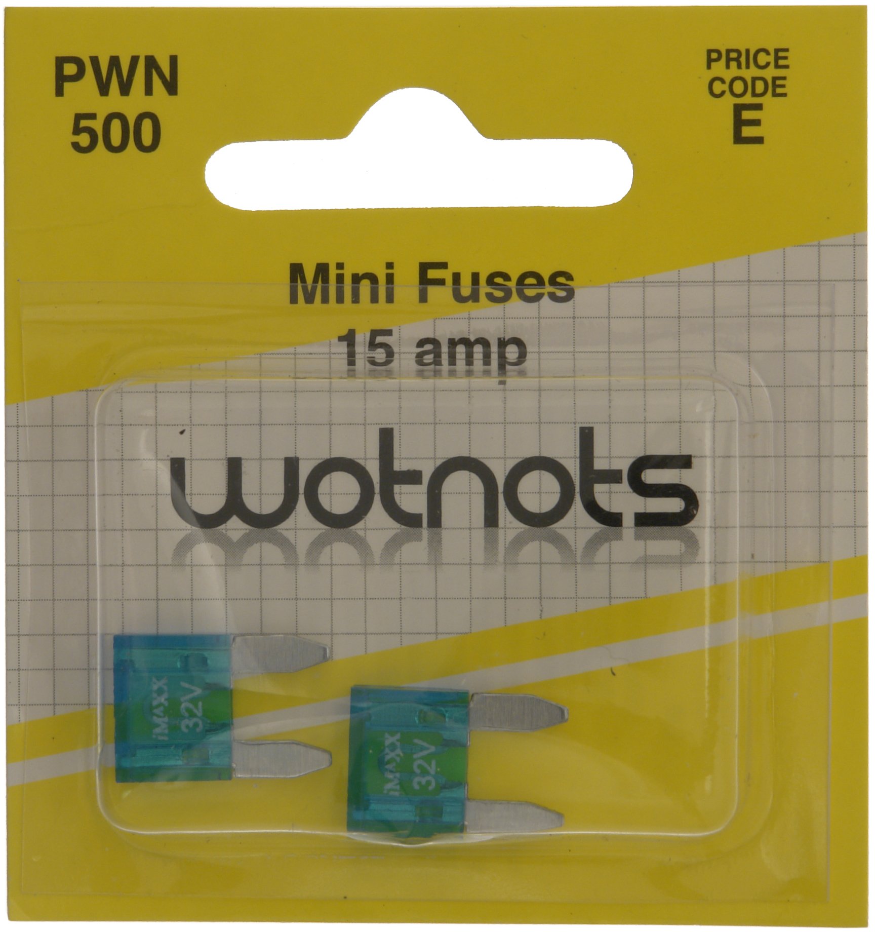 Pearl PWN500 Mini Fuses 15 A (2 Pieces)