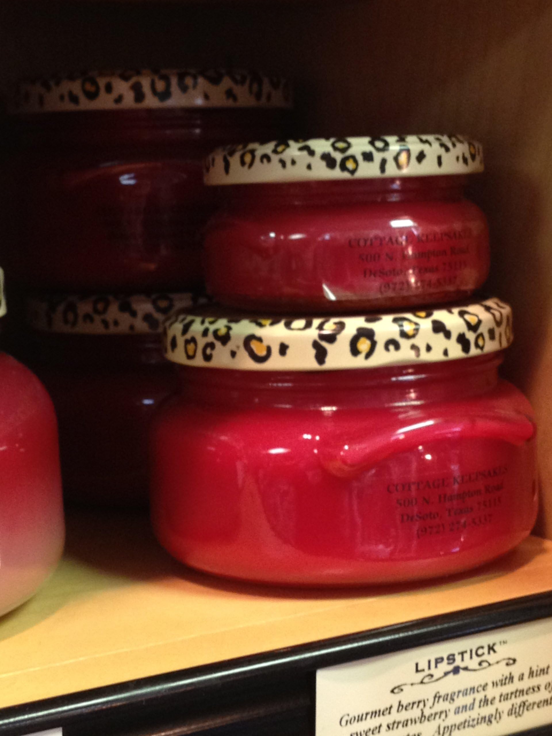Tyler Candle 3.4oz Small Jar "Lipstick"