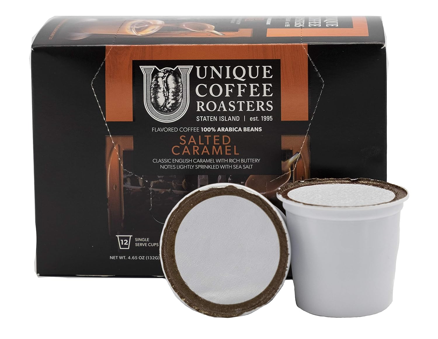 Salted Caramel Flavored KCup Coffee, 12 ct box 2 PACK (total of 24