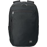 TravisMathew Duration Backpack with Laptop Sleeve, Black | Water-Resistant, For Work, Travel, Hiking, School