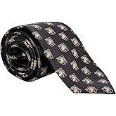Desert Cactus United States Military Academy Neck Tie USMA (Army West Point) SUMA Black Knights Army 100% Polyester Necktie with Logo, Officially Licensed (Style B)