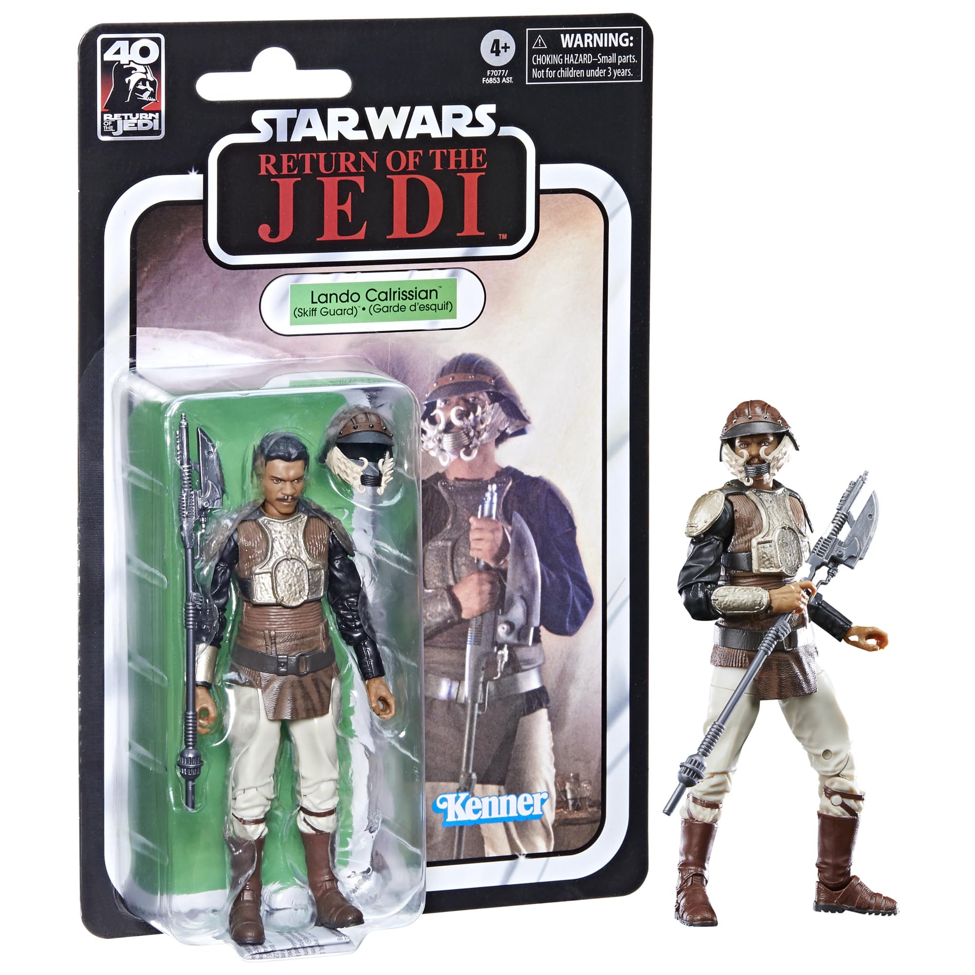 Star Wars Hasbro Wars The Black Series Lando Calrissian, Wars: Return of Jedi 6-Inch Action Figures, F7077, Multicolor