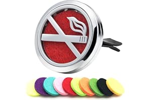 AZNECK 30mm Car Diffuser Vent Clip Aromatherapy Car Essential Oil Diffuser Vent Clips Car Air Fresheners Scents Diffuser Vent Clip (No Smoking)