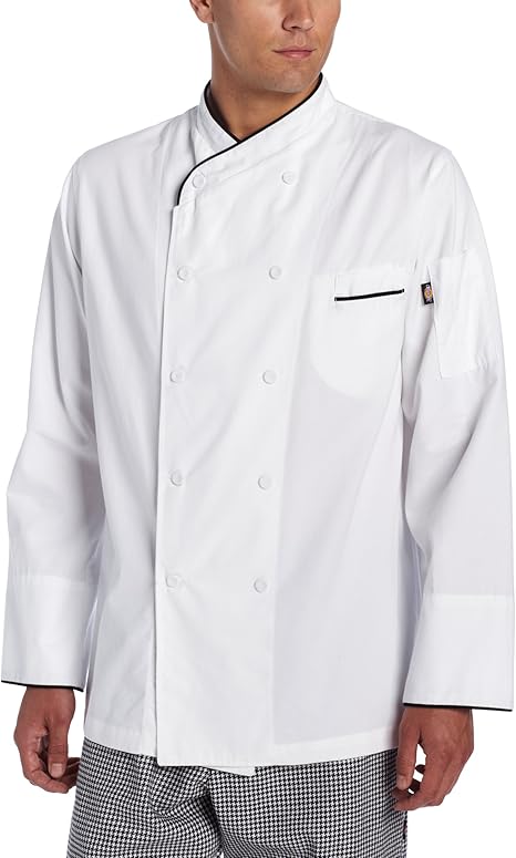 dickies denim chef coat
