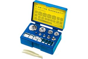 19 pcs Calibration Weight Set 100g – 10mg with Tweezers and Presentation Box for Accurate Precision Balancing of Digital, Jew