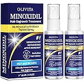5% Minoxidil for Men and Women Hair Growth: Minoxidil Spray Hair Regrowth Treatment Serum with Biotin & Rosemary -Stop Hair Thinning and Hair Loss For Stronger Thicker Longer Hair