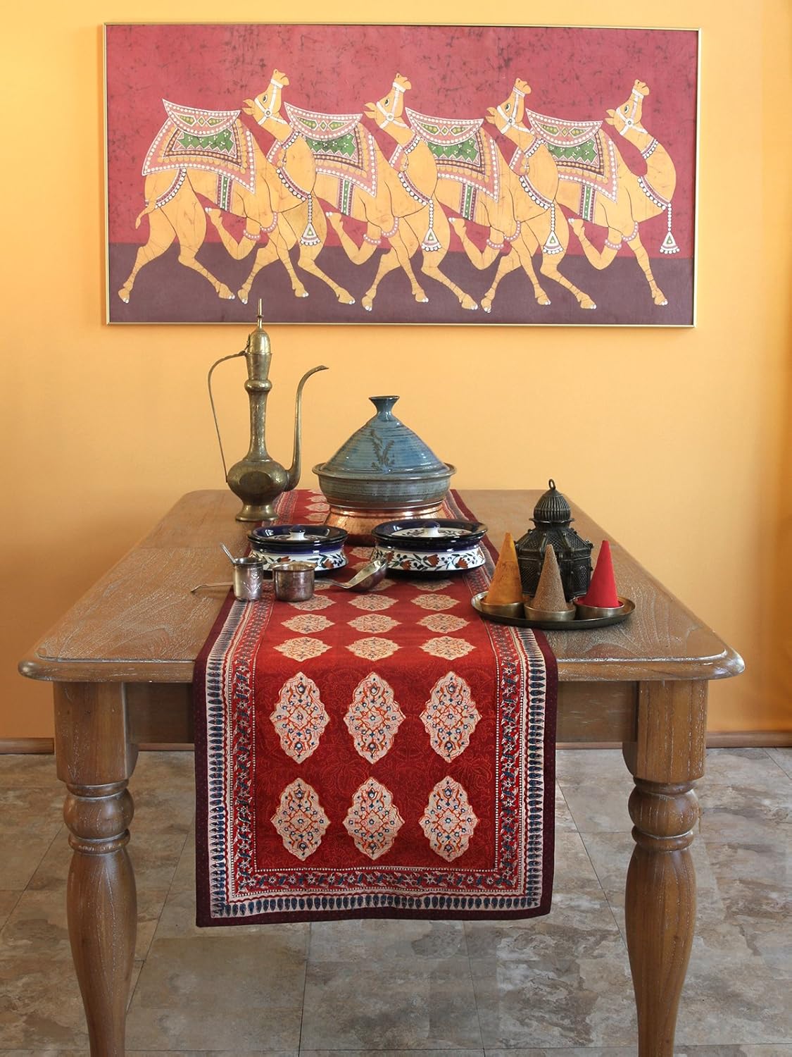Best indian block print table runner