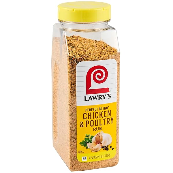 LAWRY’S PERFECT BLEND CHICKEN & POULTRY RUB, 24.5...