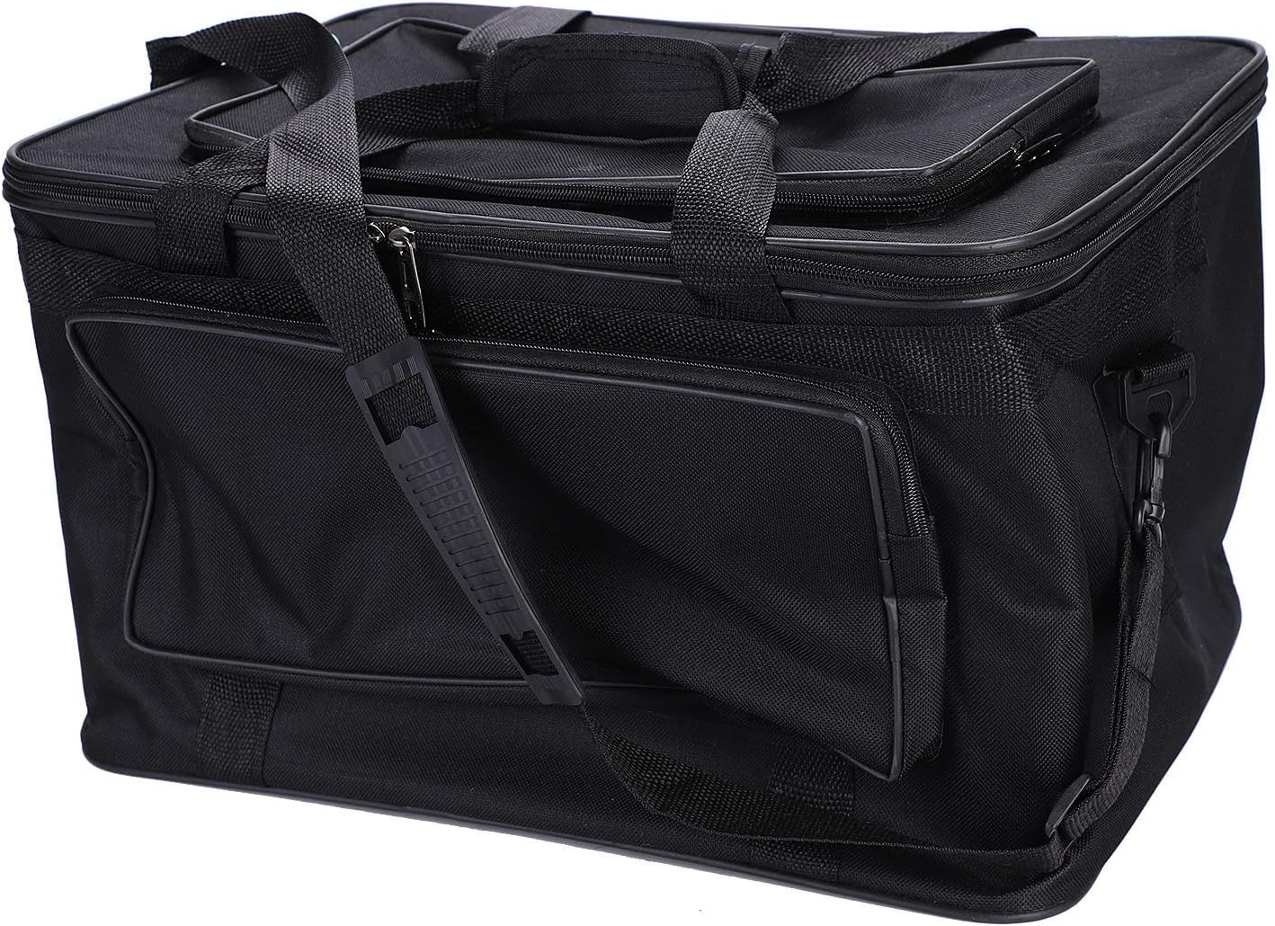 ITODA Large Art Supply Carrier Bags Waterproof Art Tool Bag Messenger Bag Organizer Craft Storage Tote Bag Case Carry-All Box with Handle Shoulder Strap for Palette Paints Brushes Pen Pencil Book - Image 3