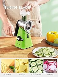 Cheese Grater, Reemix Rotary Cheese Grater with