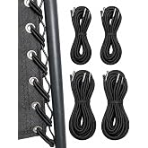 ZUSHALLMY 4 Pack Zero Gravity Chair Replacement Cord, Universal Elastic Cords for Reclining Lounge, Patio, Lawn, Beach and Chairs, Repair Loose or Sagging Seats