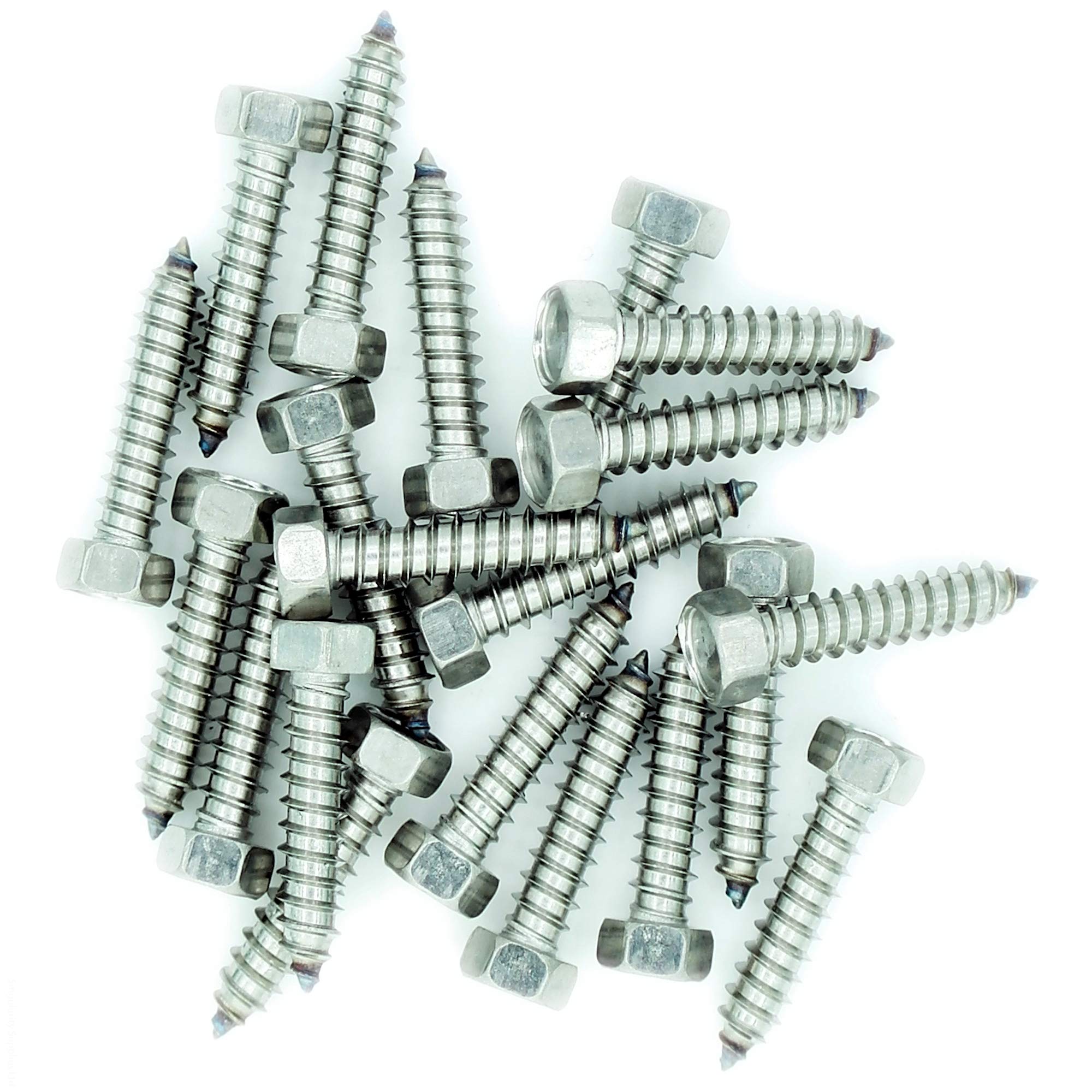 No.14 x 0.9 (6.3mm x 22mm) Hex Self-Tapping Screw - Stainless Steel (A2) (Pack of 20)