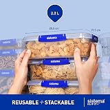 Sistema KLIP IT PLUS 2.2 L Leakproof Food Storage Containers 3 Count view 3