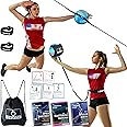 OVANTO Volleyball Training Equipment Aid – Solo Volleyball Equipment in 4 Styles to Serve, Spike, Set and Pass Like a Pro - Adjustable Volleyball Practice Equipment Gift for Beginners & Experts