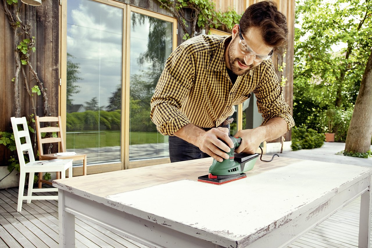 großflächiger Multischleifer-Einsatz