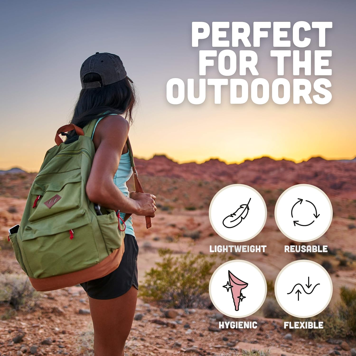 Pitch and Trek Female Urinal - Pee Funnel for Women w/ Discreet Carry Bag - Travel, Roadtrip, Festivals, Camping & Hiking Essentials for Women, Pink: Sports & Outdoors