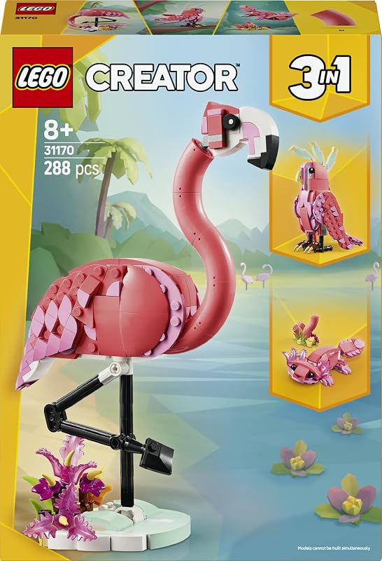 Creator 3-en-1 Animaux Sauvages : Le Flamant Rose 31170 — photo 1 sur 8