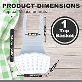 Navoys Grey Kitchen Tap Basket with Adjustable Strap Sink Caddy view 2