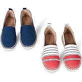 Amazon Essentials Women's Espadrille Flats, Pack of 2