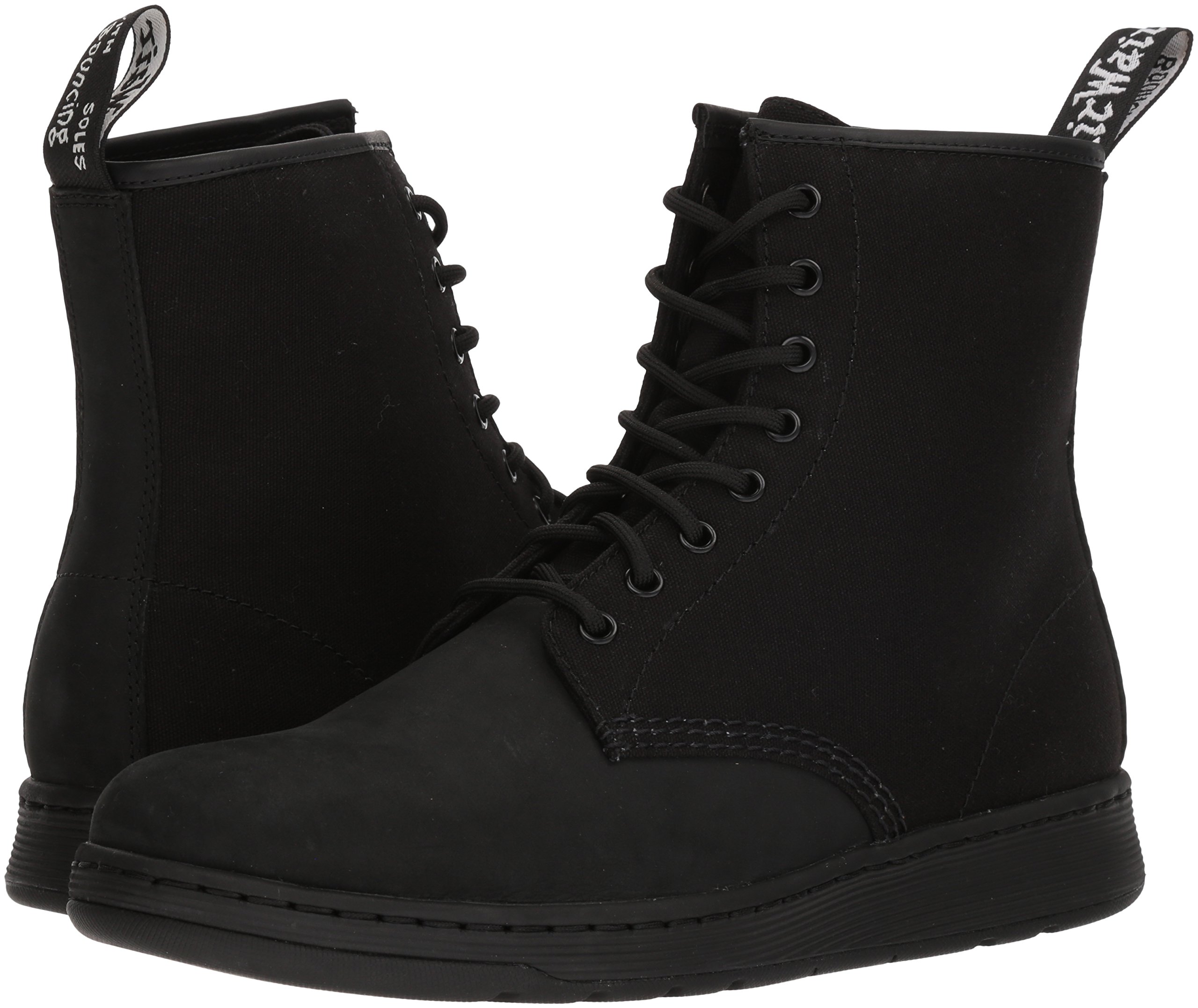 Dr Martens Womens Newton Nubuck Black Fashion Boot Desertcart