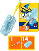 FLASH Flash Duster Dust Magnet Starter Kit 1 Handle 14 Refills view 1