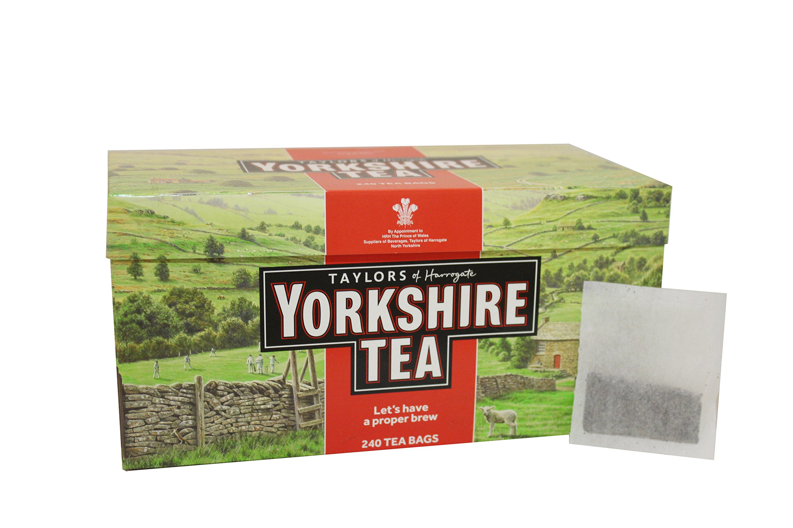 Yorkshire Decaffeinated Tea, 80 Teabags Black Teas