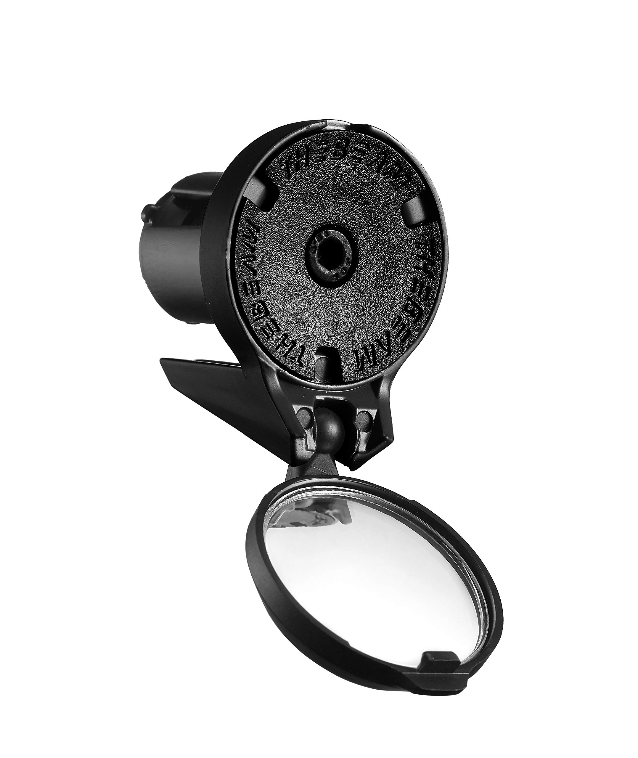 THE BEAM – CORKY Urban Bike Mirror – Folding Rear-view Handlebar Mirror – Convex Lens with 360-degree Rotation.