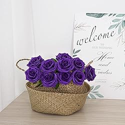 IUKnot Artificial Rose 10pcs Open Flower Bouquet