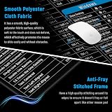 JIALONG Gaming Mouse Pad XL 900x400mm Excel Shortcuts Desk Mat Thick view 4