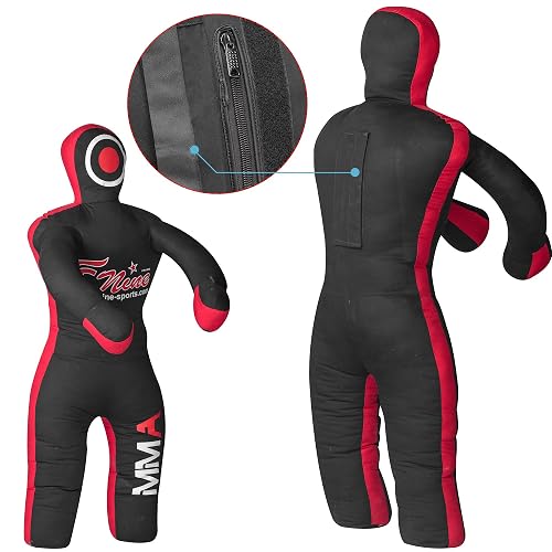 MMA Grappling Dummy – Unfilled Canvas Training Dummy For BJJ, Wrestling, Judo & Kickboxing (47\" / 4ft)