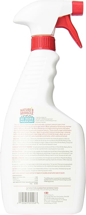 nature's miracle no more marking pet stain & odor remover