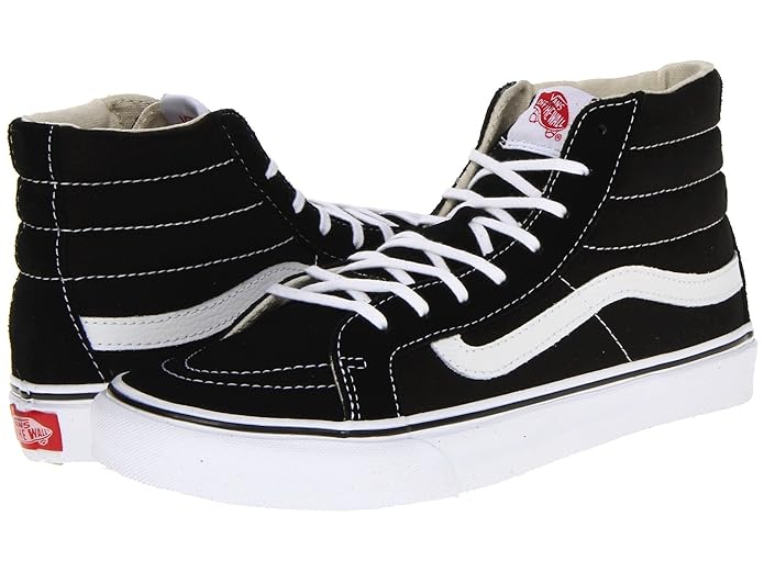 Amazon.com | Vans Sk8-Hi Unisex Casual High-Top Skate Shoes, Comfortable and Durable in 