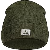 DANISH ENDURANCE Sustainable Classic Beanie for Men & Women, Plain Kitted Hat
