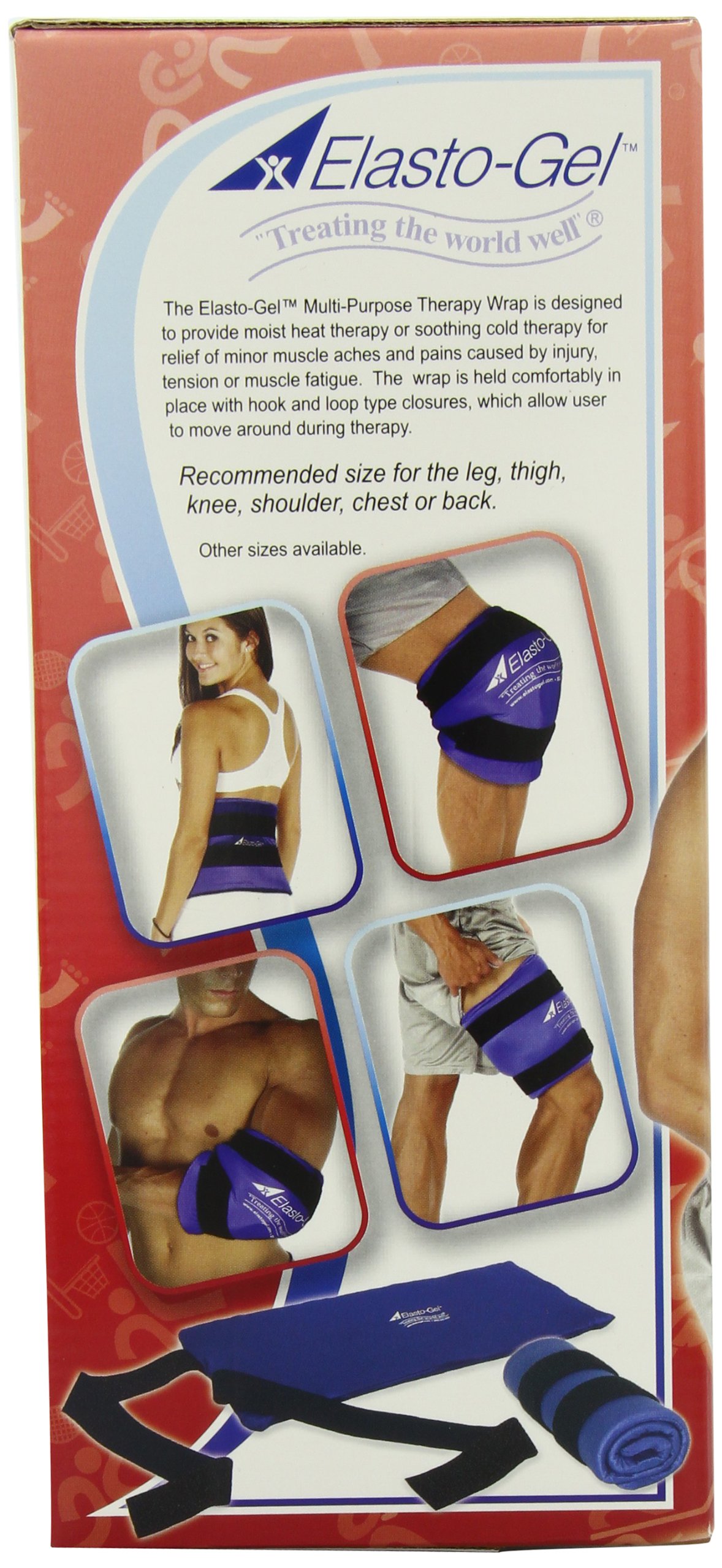 Galleon Elasto Gel, Hot/Cold Wrap, 9 X 24,