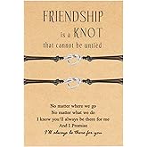 choice of all Friendship Bracelets Matching Heart Bracelets for Best Friend Handmade Braided Rope Bracelet Friendship Gifts for Women Birthday Valentines Day Jewelry Gifts