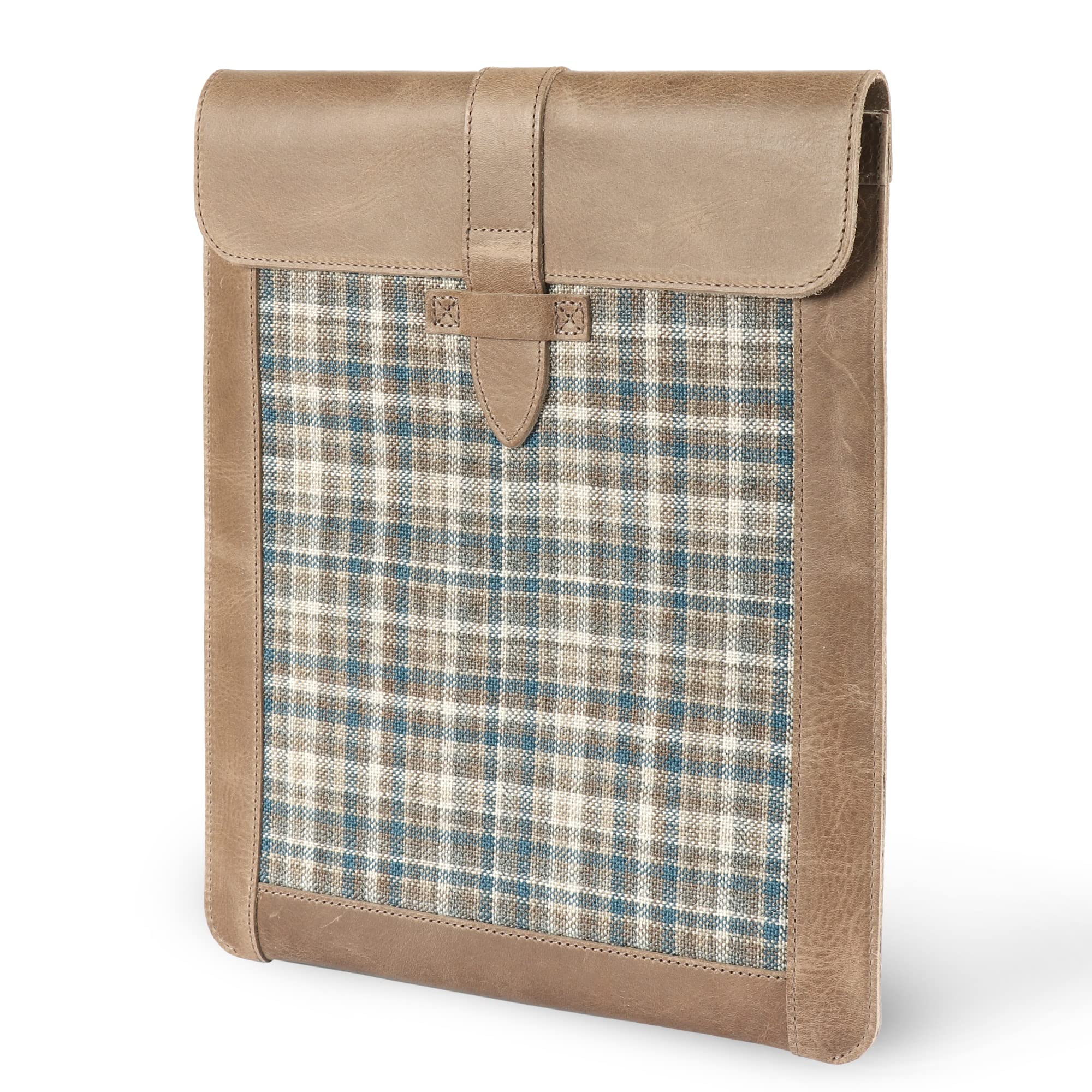 Londo Genuine Leather Keyboard Tablet Sleeve Case for 12.9" Tablets - Top Grain Leder - Secure Closure