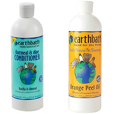 Earthbath Dog Shampoo and Conditioner Set, Orange Nigeria Ubuy