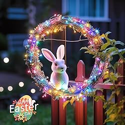 JMEXSUSS 33ft 100 LED Easter Lights for Indoor