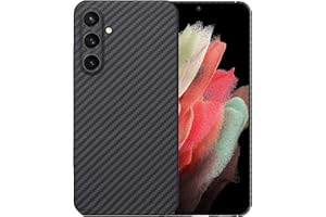 Sisyphy Aramid Fiber Case for Samsung Galaxy S25 5G with Carbon Fiber Texture, Super Slim Protective Cover, Soft Touch Sturdy Durable Case, Snap-on Back Cover Wireless Charging Friendly