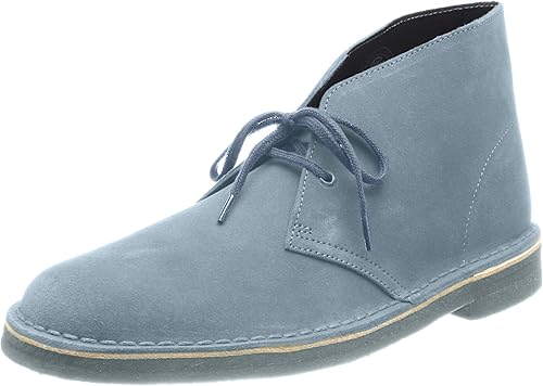 clarks blue desert boots