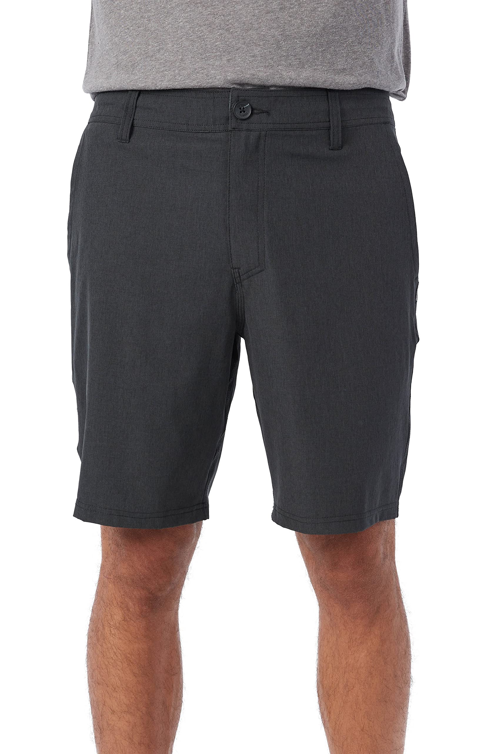 Photo 1 of O'Neill Men's Reserve Heather 19" Hybrid Shorts, Black, 28