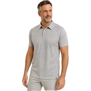 MERINNOVATION 100% Merino Wool Polo Shirt for Men - Merino Wool Shirts Men's Anti-Odor Short Sleeve Wicking Base Layer Polo