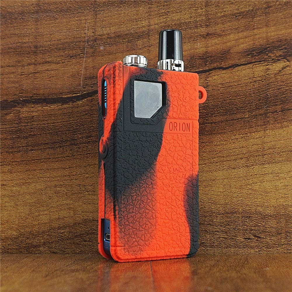 modshield for lost vape orion q go dna 40w silicone case byjojo protective cover sleeve shield wrap skin red black