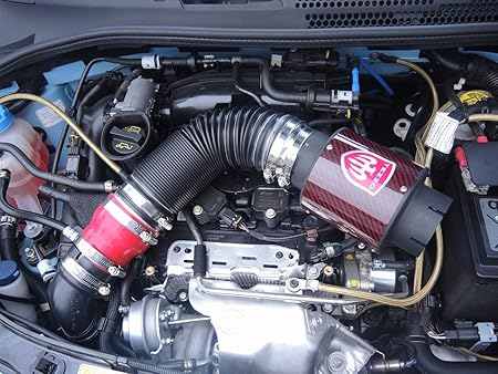 Amazon フィアット500ツインエア カーボンエアインテークシステム リトル By Tezzo エアクリーナー 車 バイク